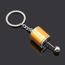Load image into Gallery viewer, Car Gear Box Keychain for Men Women Imitation 6 Speed Manual Car-styling keyring Gear Knob Shift Gearbox Stick Gift Souvenir Hot
