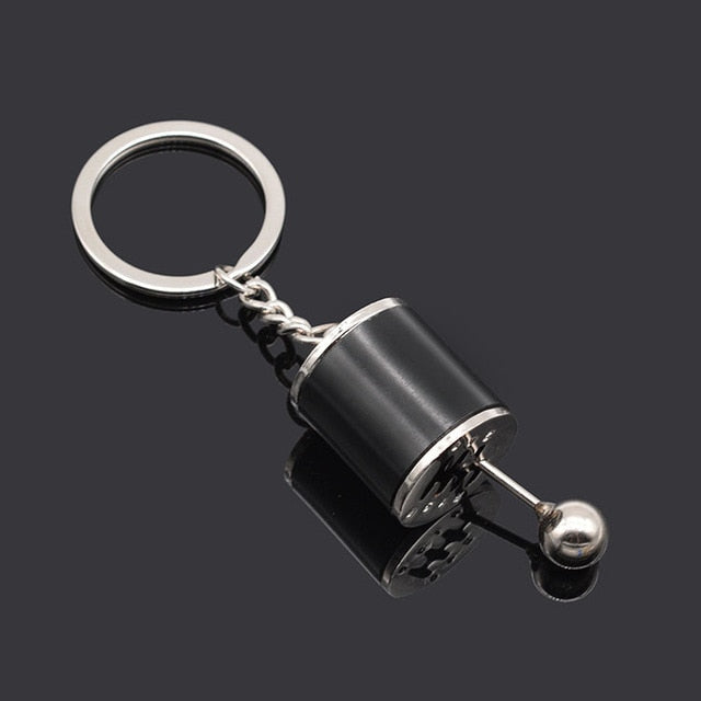 Car Gear Box Keychain for Men Women Imitation 6 Speed Manual Car-styling keyring Gear Knob Shift Gearbox Stick Gift Souvenir Hot